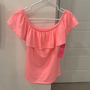 NWT Lilly Pulitzer La Fortuna Top in Capri Coral